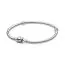 Pandora Moments Barrel Clasp Snake Chain Armband 18cm 598816C00-1