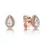 Pandora Rose Teardrops -korvakorut 286252CZ