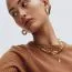 Edblad Ivy Maxi Necklace Gold 23*9mm 45cm 126262