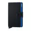 Secrid Miniwallet Matte Black & Blue MM-BLACK&BLUE-1