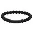 Musta teräsrannekoru SS581 BLK AGATE-1