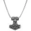 Northern Viking Jewelry Mjölnir Thor´s Hammer - kaulakoru (55cm) NVJRS009-1