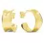 Gold-plated Earrings, Wide WE-42005G