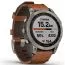 Garmin Fenix 7 Sapphire Solar, Titaani ja ruskea nahkahihna 010-02540-31-2