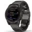 Garmin Fenix 7 Sapphire Solar, Hiilenharmaa DLC-titaani ja hiilenharmaa ilmastoitu DLC-titaanihihna 010-02540-39-4