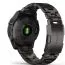 Garmin Fenix 7 Sapphire Solar, Hiilenharmaa DLC-titaani ja hiilenharmaa ilmastoitu DLC-titaanihihna 010-02540-39-6