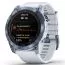 Garmin Fenix 7X Sapphire Solar, Vaaleansininen DLC-titaani ja vaaleanharmaa hihna 010-02541-15-15