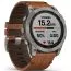 Garmin Fenix 7X Sapphire Solar, Titaani ja ruskea nahkahihna 010-02541-19-6