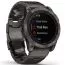 Garmin Fenix 7X Sapphire Solar, hiilenharmaa DLC-titaani ja hiilenharmaa ilmastoitu DLC-titaanihihna 010-02541-27-12