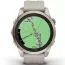 Garmin fēnix 7S Pro - Sapphire Solar Edition Pehmeän kullansävyinen ruostumaton teräs ja vaalean hiekanvärinen ranneke 010-02776-15-2