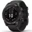 Garmin fēnix 7 Pro - Sapphire Solar Edition Hiilenharmaa DLC-pinnoitettu titaani ja musta ranneke 010-02777-11-1