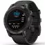 Garmin fēnix 7 Pro - Sapphire Solar Edition Hiilenharmaa DLC-pinnoitettu titaani ja musta ranneke 010-02777-11-3