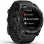Garmin fēnix 7 Pro - Sapphire Solar Edition Hiilenharmaa DLC-pinnoitettu titaani ja musta ranneke 010-02777-11-2