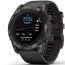 Garmin fēnix 7X Pro - Sapphire Solar Edition Hiilenharmaa DLC-pinnoitettu titaani ja musta ranneke 010-02778-11-0