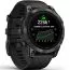 Garmin epix Pro (Gen 2) Sapphire Edition  47 mm Hiilenharmaa DLC-pinnoitettu titaani, musta silikoniranneke 010-02803-11-0