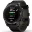 Garmin epix Pro (Gen 2) Sapphire Edition  47 mm  Hiilenharmma DLC-pinnoitettu titaani, musta nahkahihna 010-02803-30-1