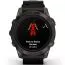 Garmin epix Pro (Gen 2) Sapphire Edition  47 mm  Hiilenharmma DLC-pinnoitettu titaani, musta nahkahihna 010-02803-30-2