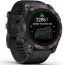 Garmin epix Pro (Gen 2) Sapphire Edition 51 mm Hiilenharmaa DLC-pinnoitettu titaani, musta silikoniranneke 010-02804-01-0