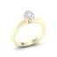 Brilliant Star Ring mit Labordiamant RS0703 YG 0.75CT