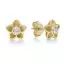 Kultaiset kukkakorvakorut 105051Z-1