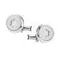 Montblanc StarWalker Cufflinks in Stainless Steel with Montblanc Emblem kalvosinnapit MB123799-1