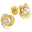 Golden  Zucht Ohrringe JE2701-1