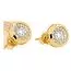 Golden  Zucht Ohrringe JE97920-CZ-1