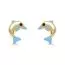Gold Ohrringe, Delfin 172441sin-1