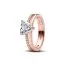 Pandora Double Band Heart sormus 183100C01-1