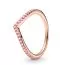 Pandora Rose Wishbone Fairytale Pink sormus 186316C02-1