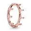 Pandora Rose Sparkling Crown Fairytale Pink sormus 187087NPO-2