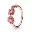 Pandora Rose Daisy Flower Trio sormus 188792C01-5