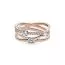 Pandora Rose Sparkling Triple Band sormus 189400C01-1