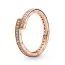 Pandora Rose Overlapping sormus 189491C01-10