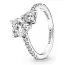 Pandora Double Heart Sparkling sormus 191198C01-18