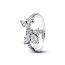 Pandora Sparkling Asymmetrical Herbarium Cluster sormus 193022C01-11