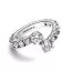 Pandora Sparkling Overlapping Band sormus 193149C01-1