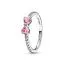 Pandora Sparkling Pink Bow sormus 193510C01-1