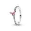 Pandora Butterfly Fancy Pink Crystal Ring 194269C02