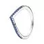 Pandora Sparkling Wishbone Blue sormus 196316C02-18