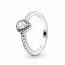 Pandora Teardrop Halo sormus 198860C01-2