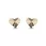 Kultaiset sydänkorvakorut 23-1017-1