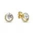 Pandora Sparkling Round Halo Stud Ohrringe 261248C01-1