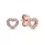 Pandora Open Heart Stud Ohrringe 280528CZ-1
