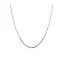 Hopeinen kaulakoru 45 + 5 cm 291HK0007W-1