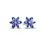 Pandora Sparkling Blue Herbarium Cluster Stud korvakorut 292407C01-0
