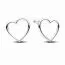 Pandora Moments Front-facing Heart korvakorut 293077C00-1