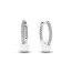 Pandora Treated Freshwater Cultured Pearl & Pavé Hoop korvakorut 293171C01-1