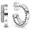 Pandora Pavé Double Hoop Ohrringe 299056C01-1