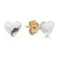 Kultaiset korvakorut, kristalli sydän 3137380Z-1